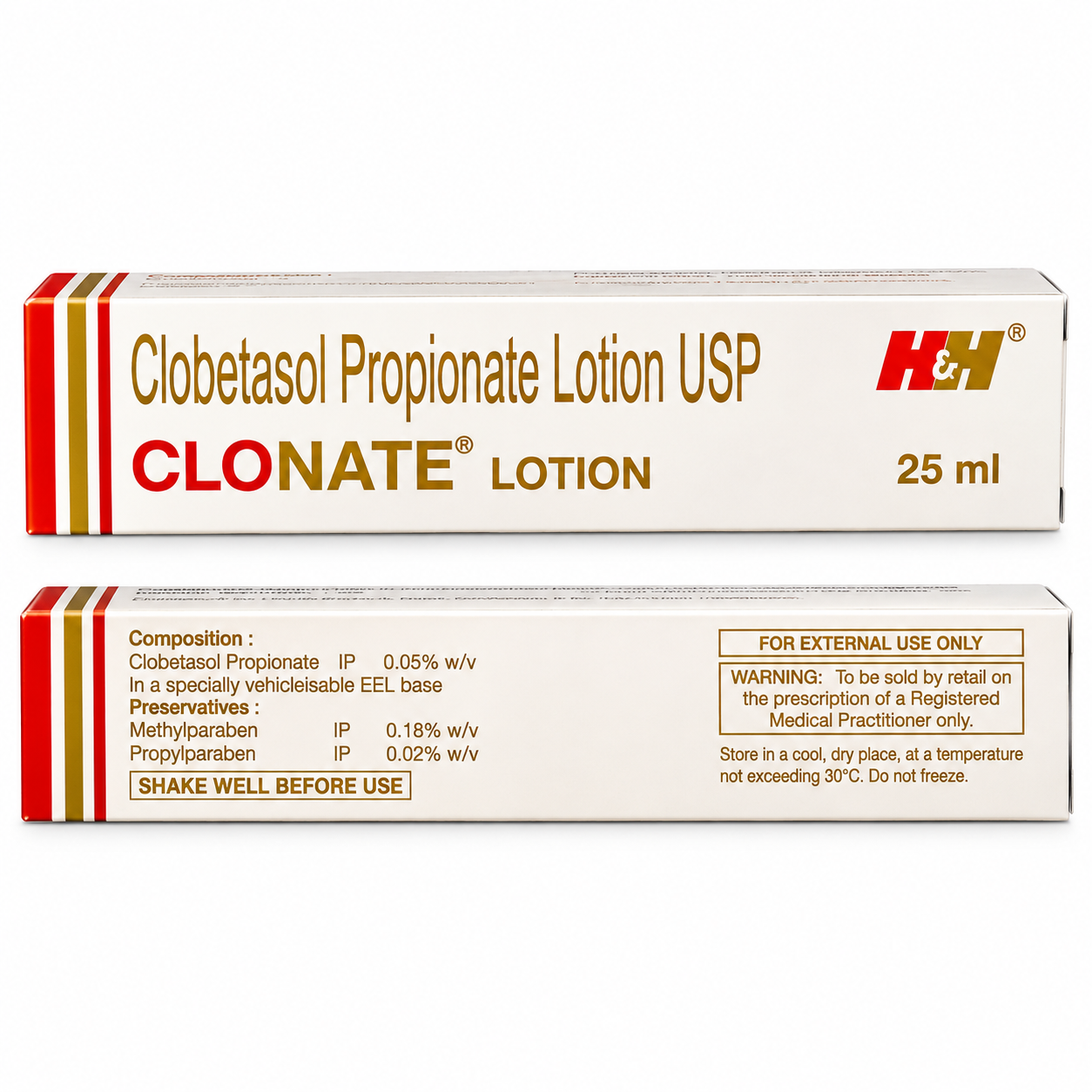Clobetasol Lotion Packaging Duo Clonate Lotion - Image 1