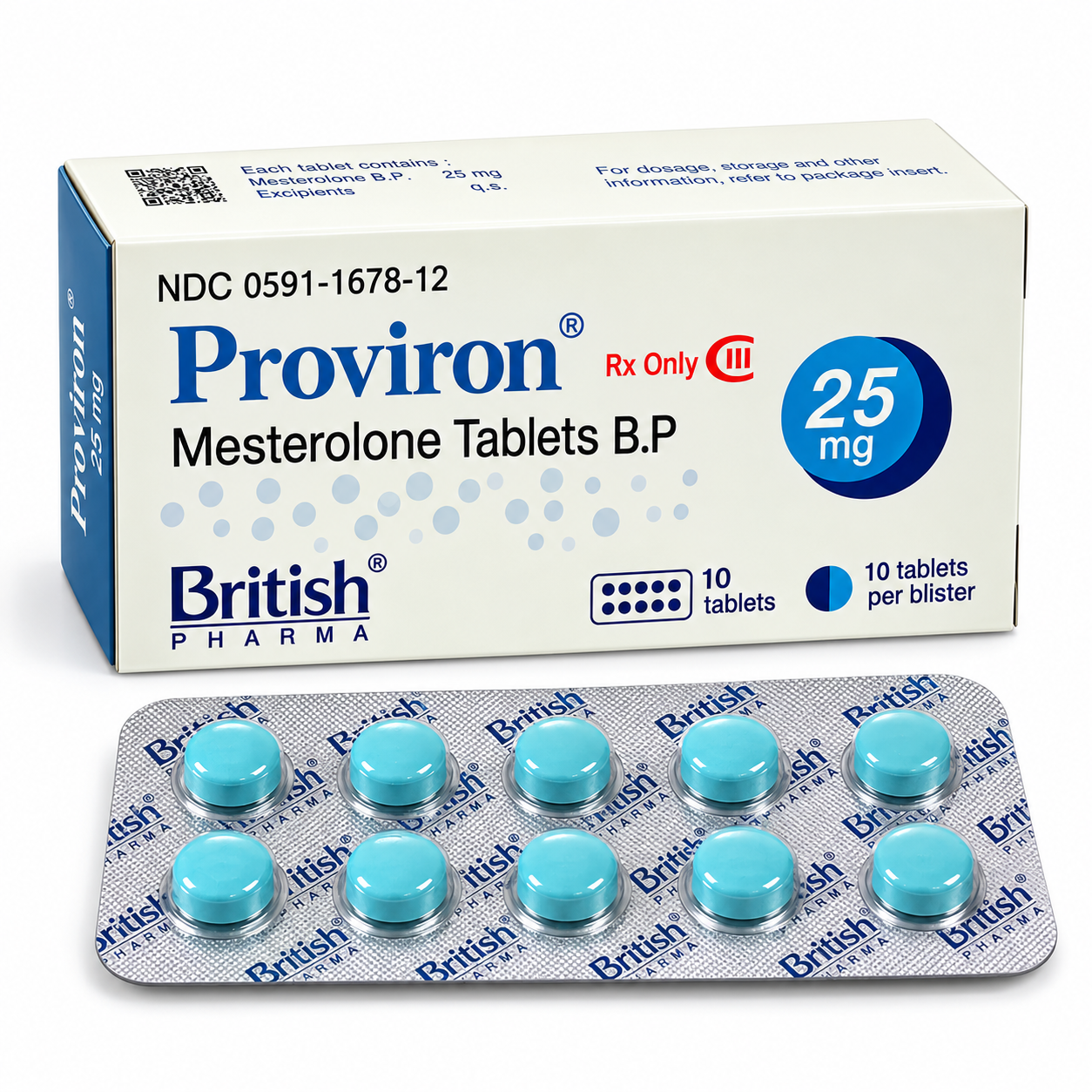 Proviron Tablets Product Catalog Shot Proviron 25mg Tablet - Image 1